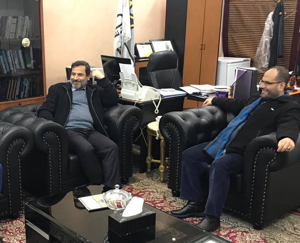 المستشار الثقافي للجمهورية الإسلامية الإيرانية في لبنان الدكتور محمد مهدي شريعتمدار حل ضيفا على مركز باحث للدراسات