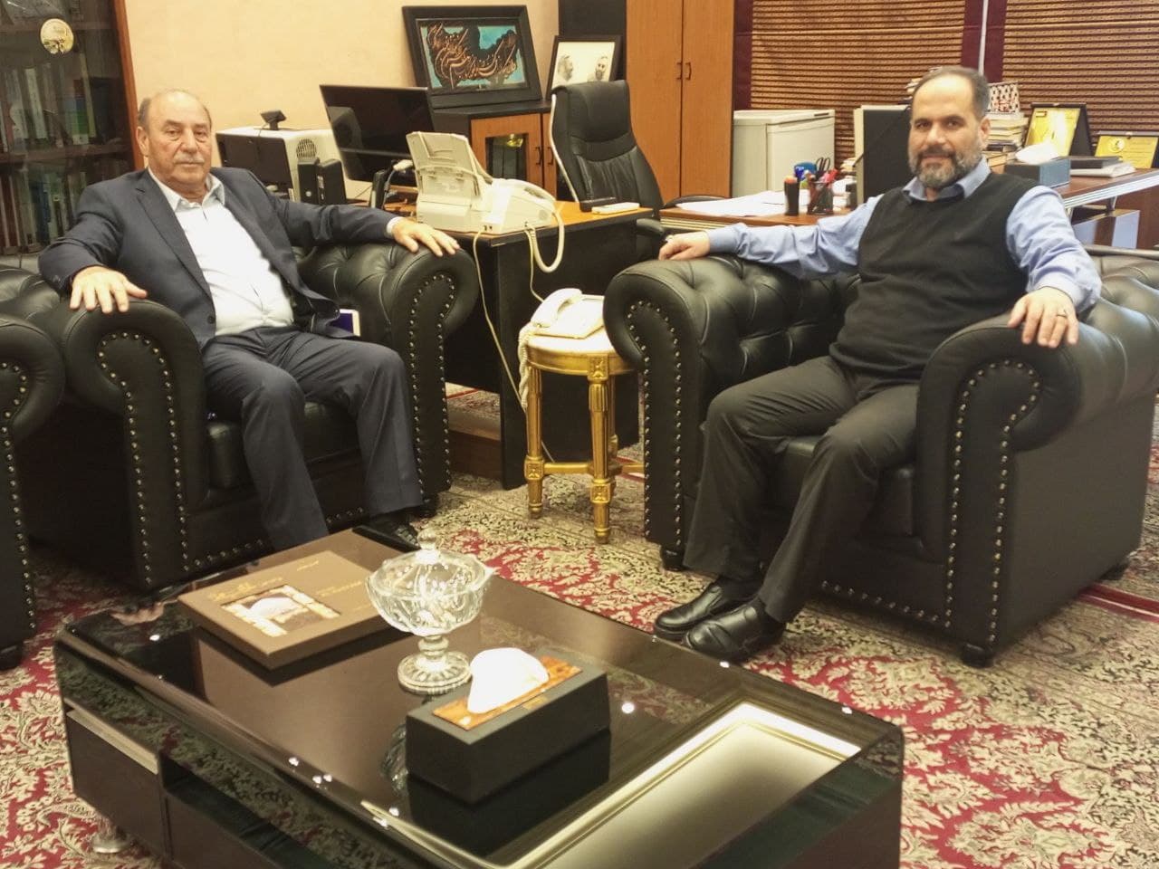 رئيس الوفد اللبناني المفاوض سابقا اللواء الركن عبد الرحمن شحيتلي حل ضيفا على مركز باحث للدراسات الفلسطينية والاستراتيجية