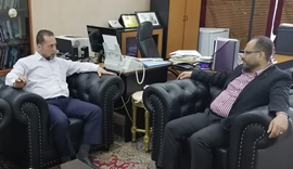 رئيس المؤسسة الدولية للتضامن مع الاسرى زار مركز باحث